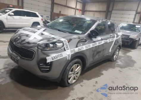 2019 Kia Sportage Lx z USA, uszkodzony, nr VIN KNDPMCAC2K7620808